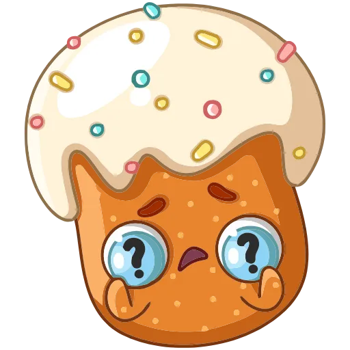 ❓ Эмодзи «Кулич Кузя» для Telegram