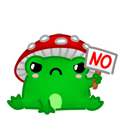 👎 Стикер «Frog Kvak» для Telegram