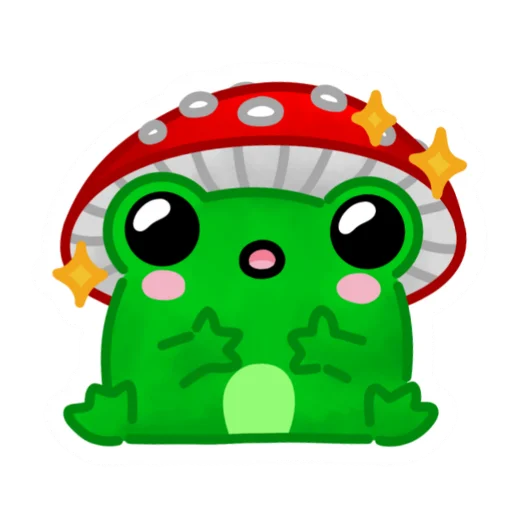 🤩 Стикер «Frog Kvak» для Telegram
