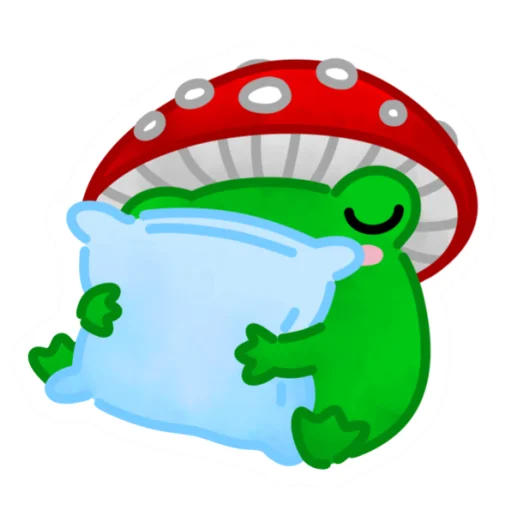 😴 Стикер «Frog Kvak» для Telegram
