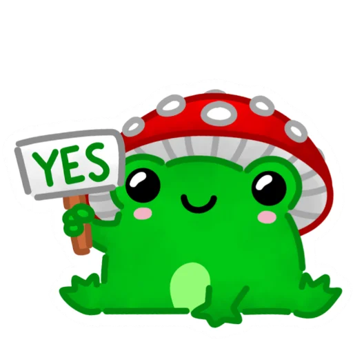 👍 Стикер «Frog Kvak» для Telegram
