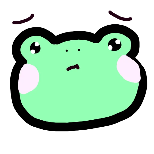 🥺 Стикер «ЛяГуШеЧкИ ~» для Telegram