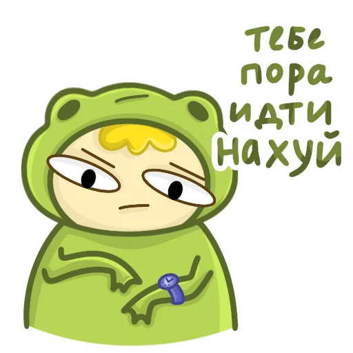 🧐 Стикер «ЖАБА ИЛЮХА» для Telegram