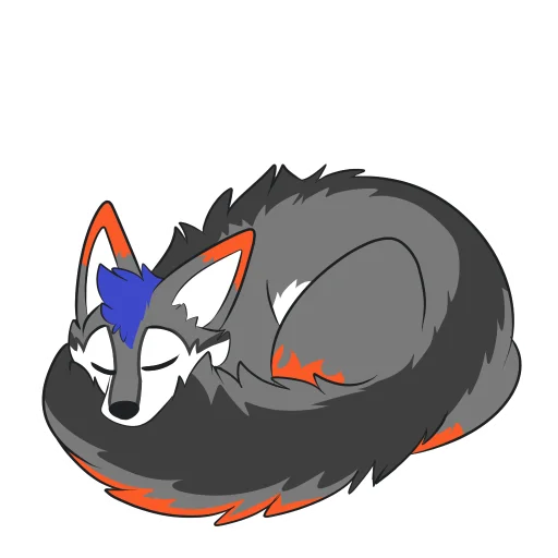 😴 Стикер «Kylur Firefox» для Telegram