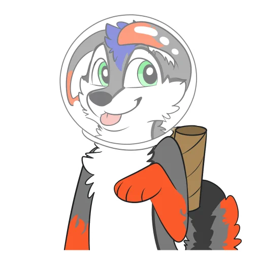 🧑‍🚀 Стикер «Kylur Firefox» для Telegram