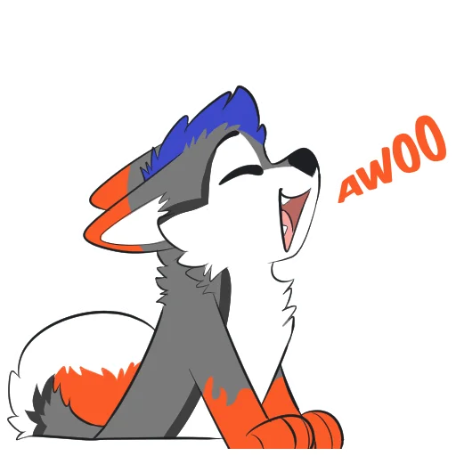 Стикерпак Kylur Firefox для Telegram