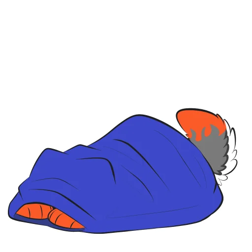😴 Стикер «Kylur Firefox» для Telegram