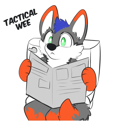 🚽 Стикер «Kylur Firefox» для Telegram