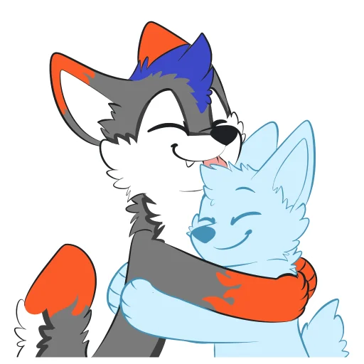 👩‍❤️‍👨 Стикер «Kylur Firefox» для Telegram