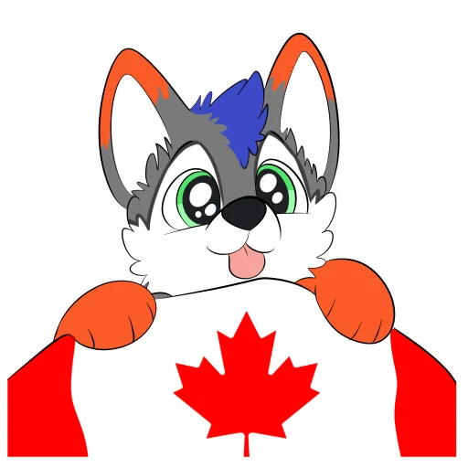 🇨🇦 Стикер «Kylur Firefox» для Telegram