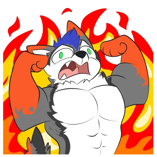 🥇 Стикер «Kylur Firefox» для Telegram