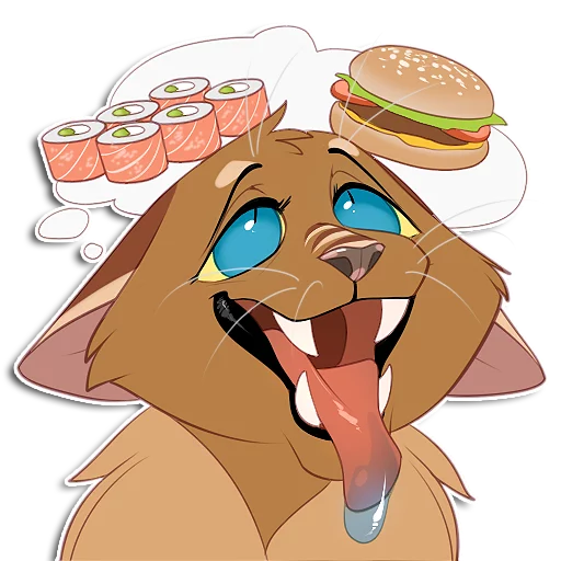 🍔 Стикер «Kyanderpack» для Telegram