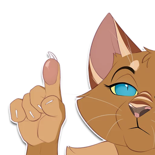 👆 Стикер «Kyanderpack» для Telegram