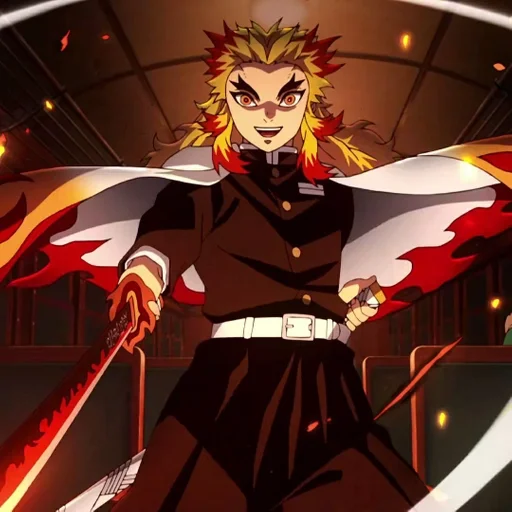 🌟 Стикер «Kyojuro Rengoku» для Telegram