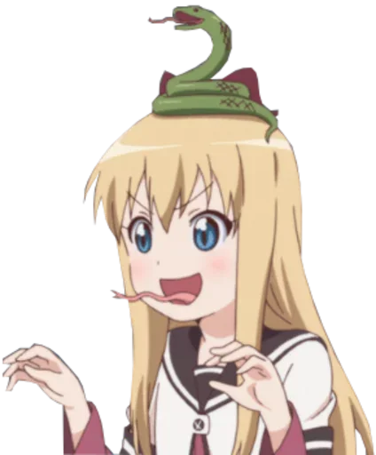 🐍 Стикер «Kyoko Kirigiri» для Telegram