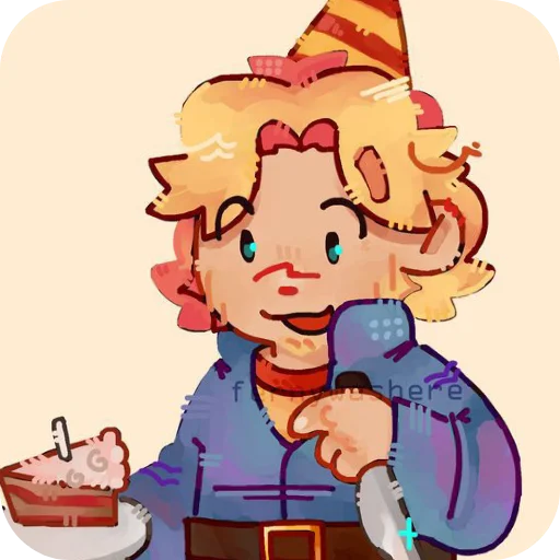 ❤ Стикер «Керли» для Telegram