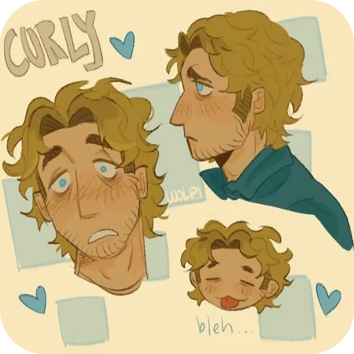 ❤ Стикер «Керли» для Telegram