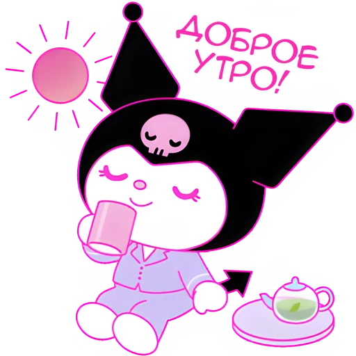 ☕ Стикер «Куроми» для Telegram