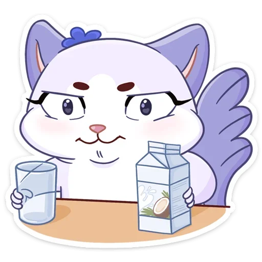 🥛 Стикер «Кусалочка» для Telegram