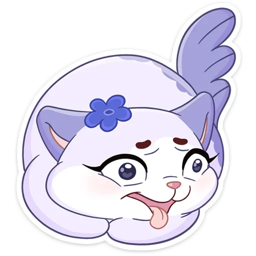😛 Стикер «Кусалочка» для Telegram