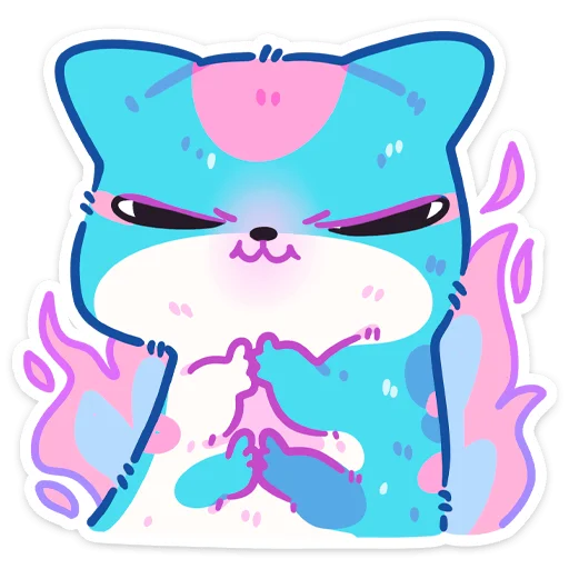 😈 Стикер «Куси» для Telegram