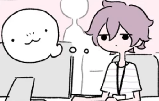 🤔 Стикер «Kyuu Chan» для Telegram