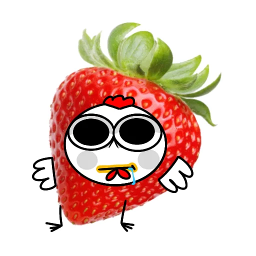 🍓 Стикер «Курочка загадка» для Telegram