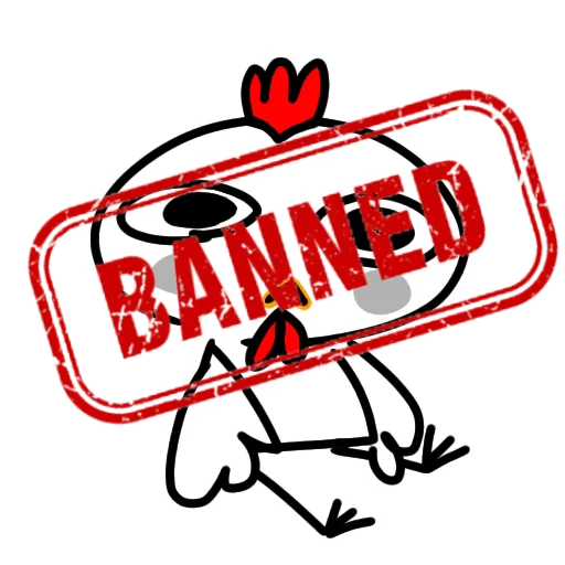 ☹️ Стикер «Курочка загадка» для Telegram