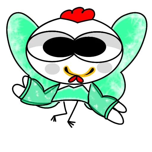 🧚‍♀ Стикер «Курочка загадка» для Telegram