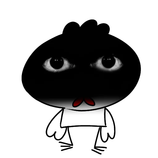👿 Стикер «Курочка загадка» для Telegram