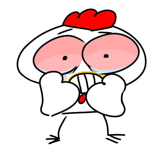 😬 Стикер «Курочка загадка» для Telegram