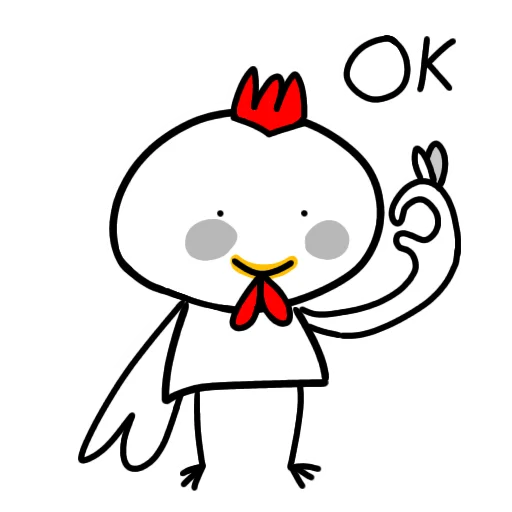 👌 Стикер «Курочка загадка» для Telegram