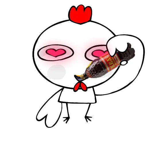 😍 Стикер «Курочка загадка» для Telegram
