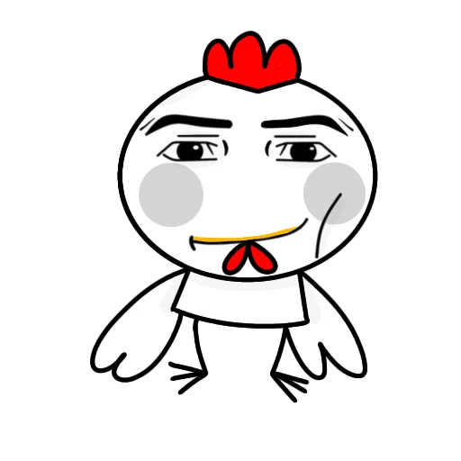 😏 Стикер «Курочка загадка» для Telegram