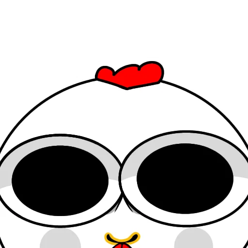 🙂 Стикер «Курочка загадка» для Telegram