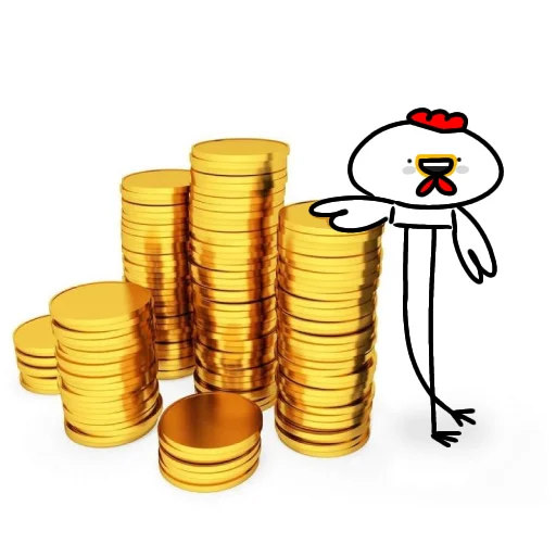 🪙 Стикер «Курочка загадка» для Telegram
