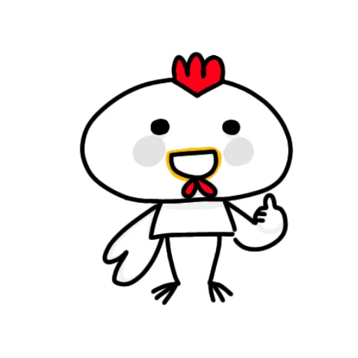 😀 Стикер «Курочка загадка» для Telegram