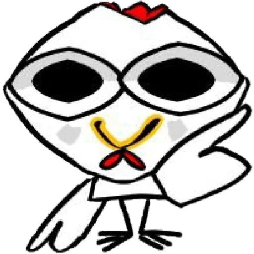 👋 Стикер «Курочка загадка» для Telegram