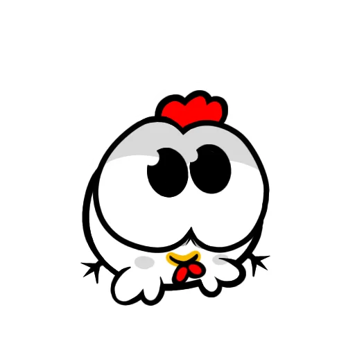 🐔 Стикер «Курочка загадка» для Telegram