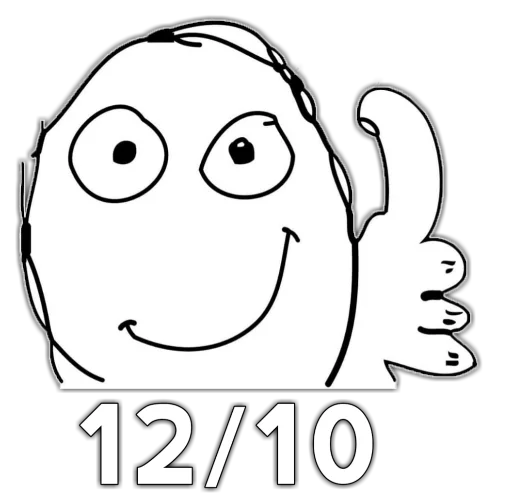 👍 Стикер «шушун» для Telegram