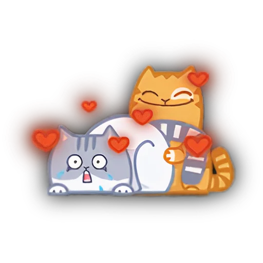 Стикерпак Коты из ВК для Telegram