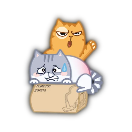 😠 Стикер «Коты из ВК» для Telegram
