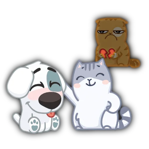 💔 Стикер «Коты из ВК» для Telegram