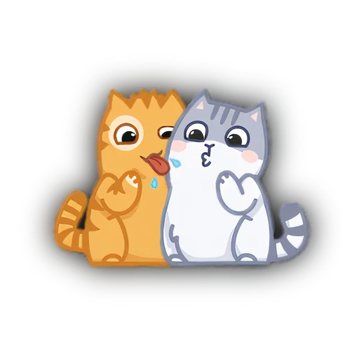 😚 Стикер «Коты из ВК» для Telegram