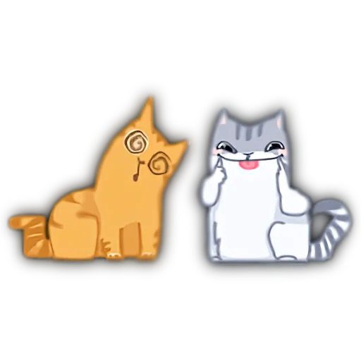 🥴 Стикер «Коты из ВК» для Telegram