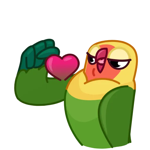 💪 Эмодзи «Lovebirds» для Telegram