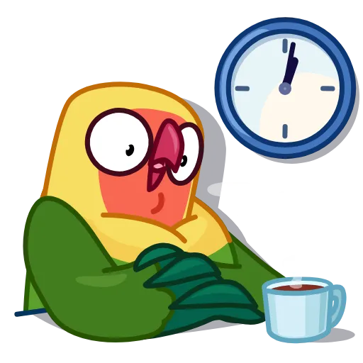 🕒 Эмодзи «Lovebirds» для Telegram
