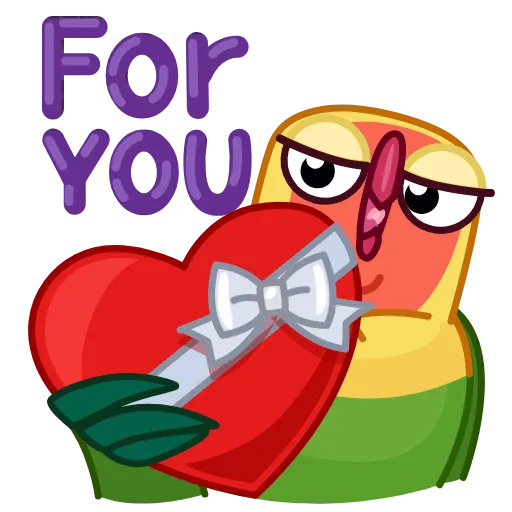 ❤️ Эмодзи «Lovebirds» для Telegram