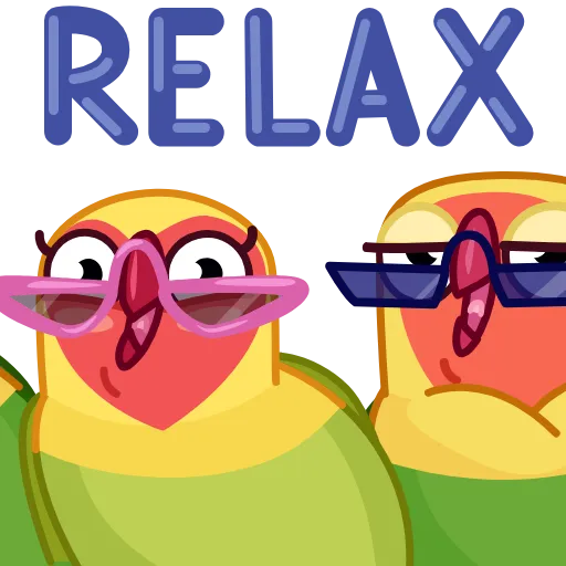 😌 Эмодзи «Lovebirds» для Telegram