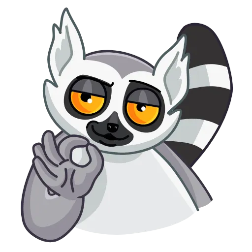 👌 Эмодзи «Lemurio» для Telegram